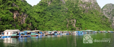 Cua Van Fishing Village Halong bay tours in two days