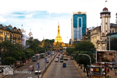 Modern Yangon City and Majestic Sule Pagoda - Myanmar tour