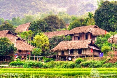 Tra traditional stilt house of Muong people - Vietnam Northern tours
