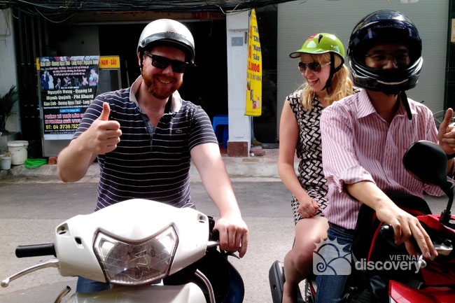 Hanoi Half-day tour on motorbike