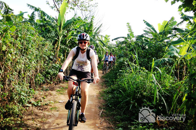Pedaling through different parts of Hanoi